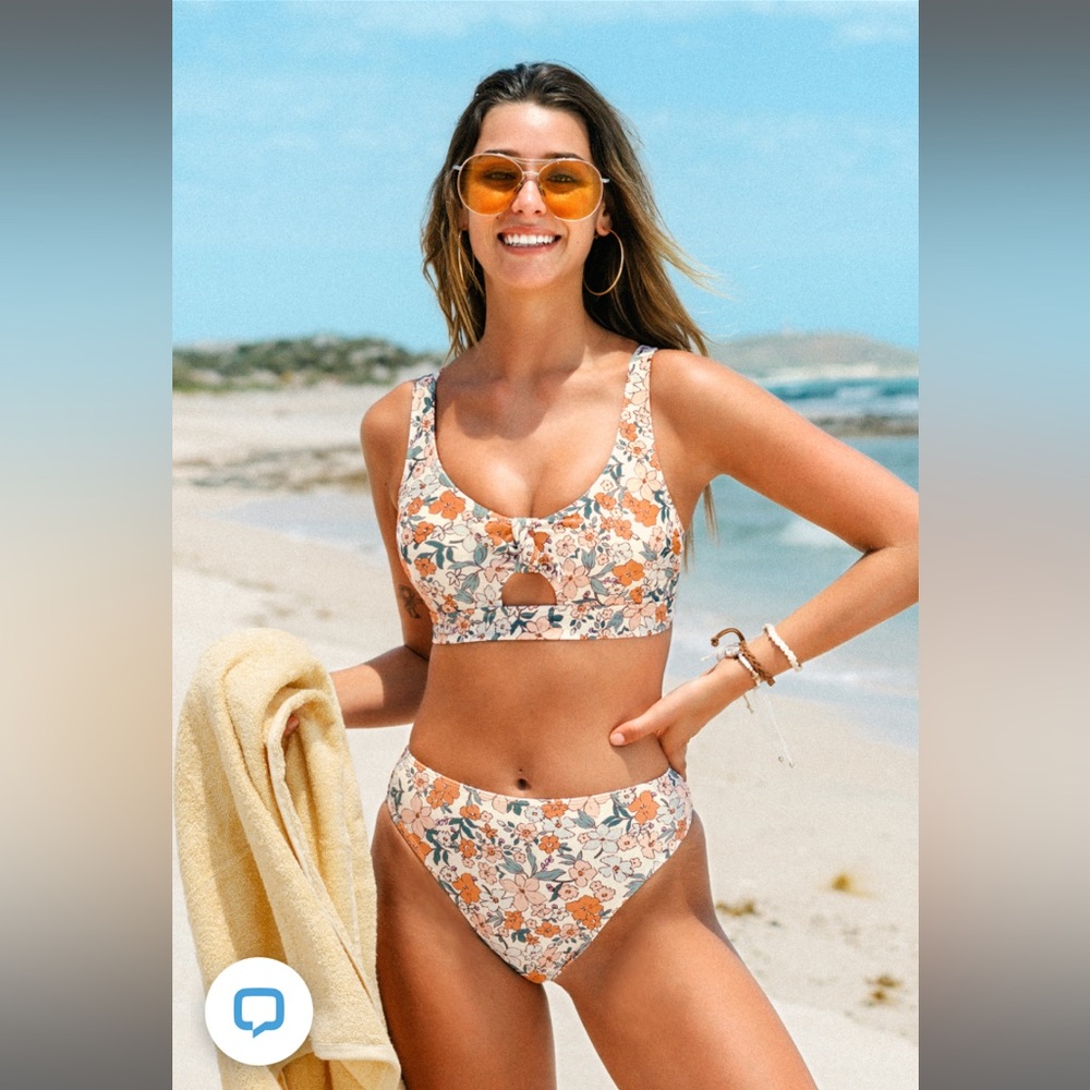 NWT Floral Bikini set